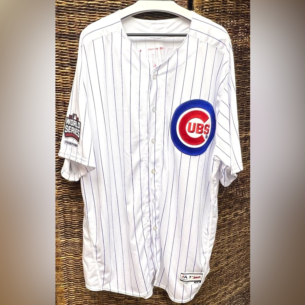 Majestic, MLB-Bryant,World Series Cubs Jersey,‎ Embroidered patches,Size:60